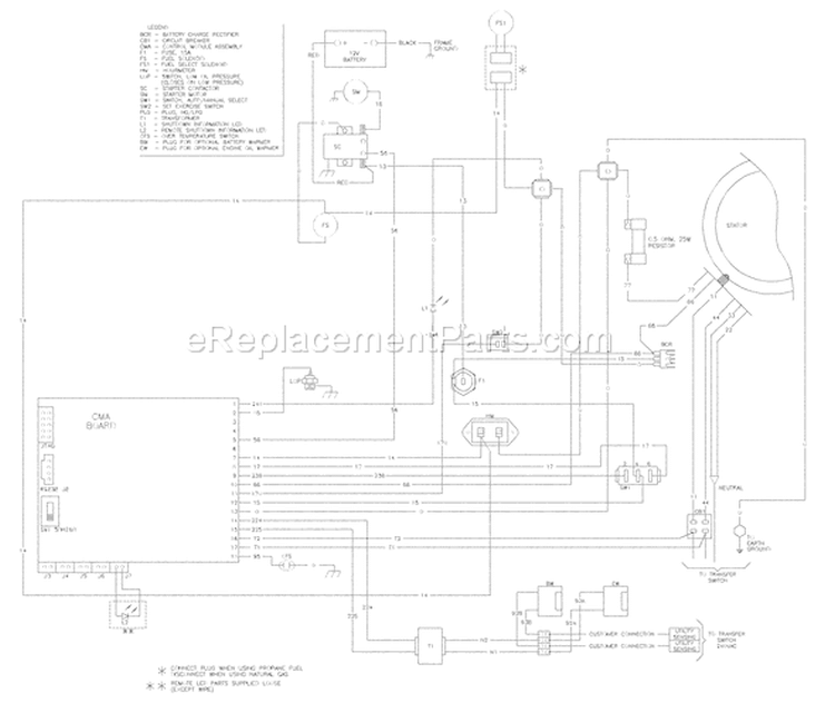 Page G Diagram and Parts List for 1931-0  Briggs and Stratton Generator